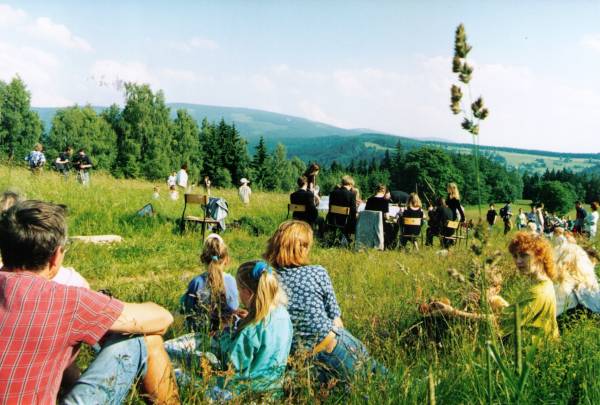 Koncert na kach Myliwskich w czerwcu roku 1999