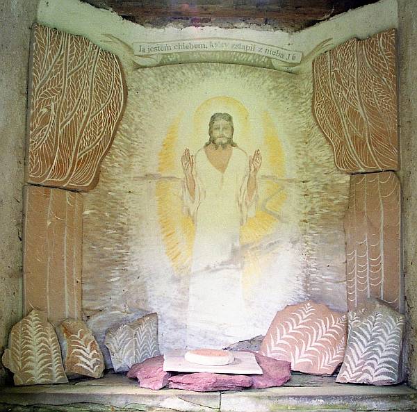 Ołtarz w kaplicy Emaus