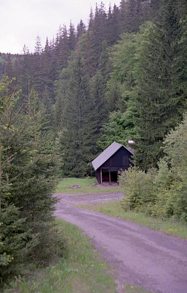 Srub Nznerov - schron pod Sokolimi Skaami (miejsce ogniskowe)