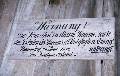 Jodw - koci - Tablica na drugim pitrze - na grnym chrze: pikne liternictwo i trwao zakazu - obowizuje ju od 110 lat...