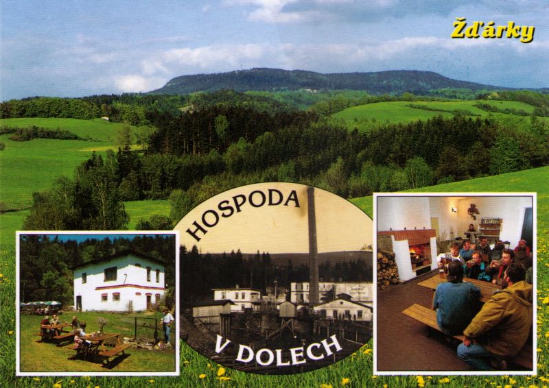 Hospoda 'V dolech' - pocztwka