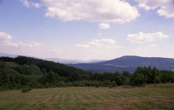 Wrzesie (Jagodna) ze stoku Barczowej