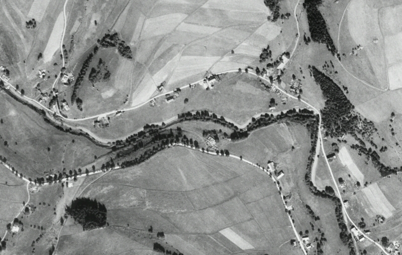 Rejon startu i mety - zdjcie lotnicze z roku 1953