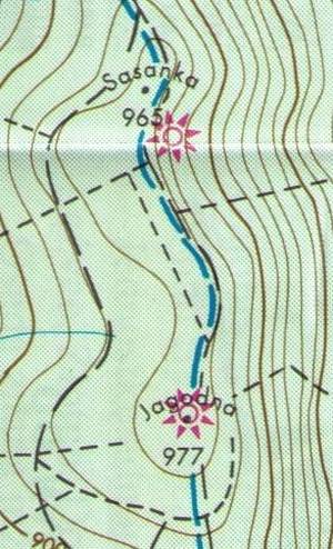 Sudety Środkowe część południowa Góry Bystrzyckie i Orlickie – mapa turystyczna 1:50000, Wydawnictwo Ziemia Kłodzka Nowa Ruda 1995