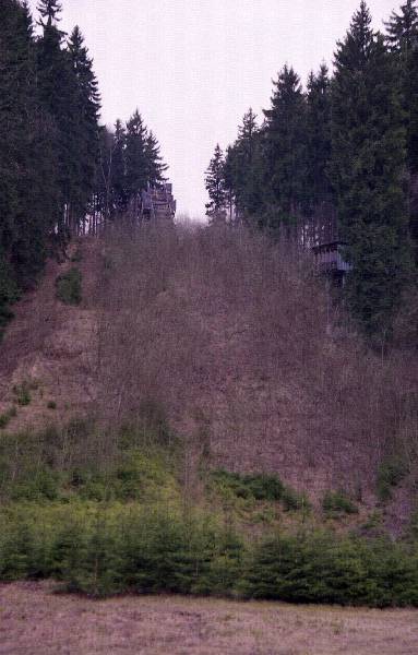 Zeskok pod skoczni na Hajwizie