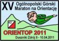 XV Oglnopolskiego Grskiego Maratonu na Orientacj ORIENTOP 2011