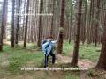 Velk louka - Hranin louka (Czynszwki) - Malowany las: limak na wierku