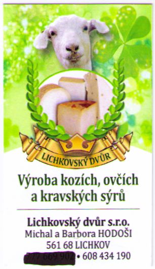 Farma Lichkovský Dvůr - wizytówka