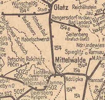 spojka Orlice - Z mapy Německých říšských drah (1944)