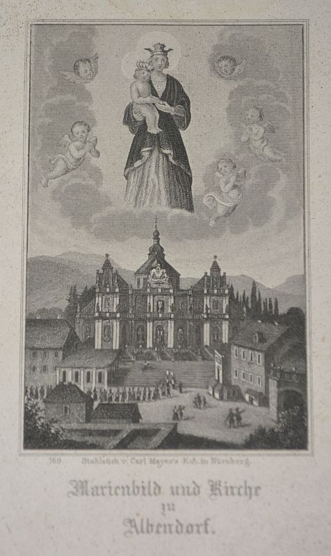 Marienbild und Kirche zu Albendorf - strona tytułowa przewodnika dla pielgrzymów