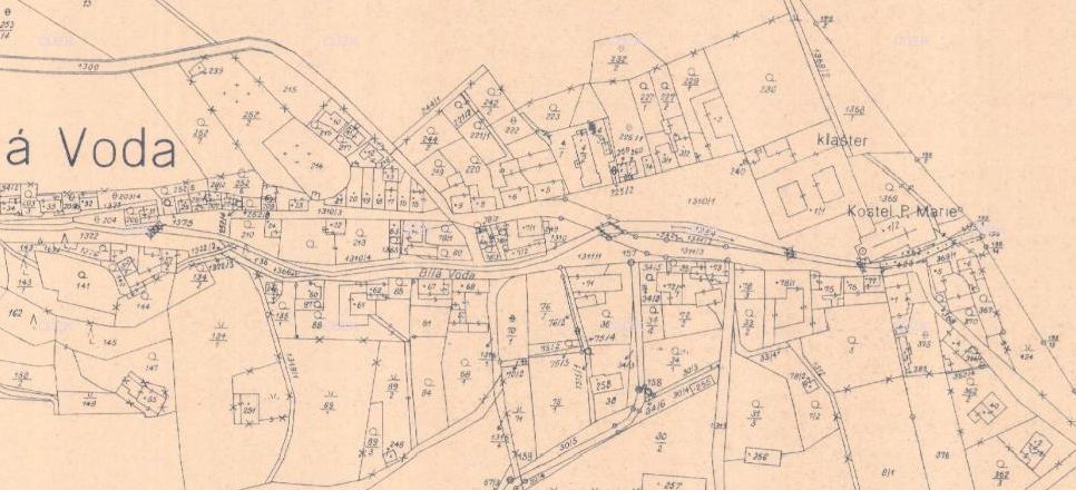 Mapy evidence nemovitost Moravy a Slezska 1:2880 (1960-1990) [VS-VI-1-5]