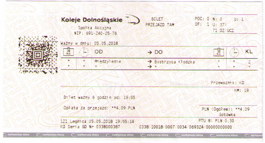 Aromaterapia - bilet kolejowy - 4.