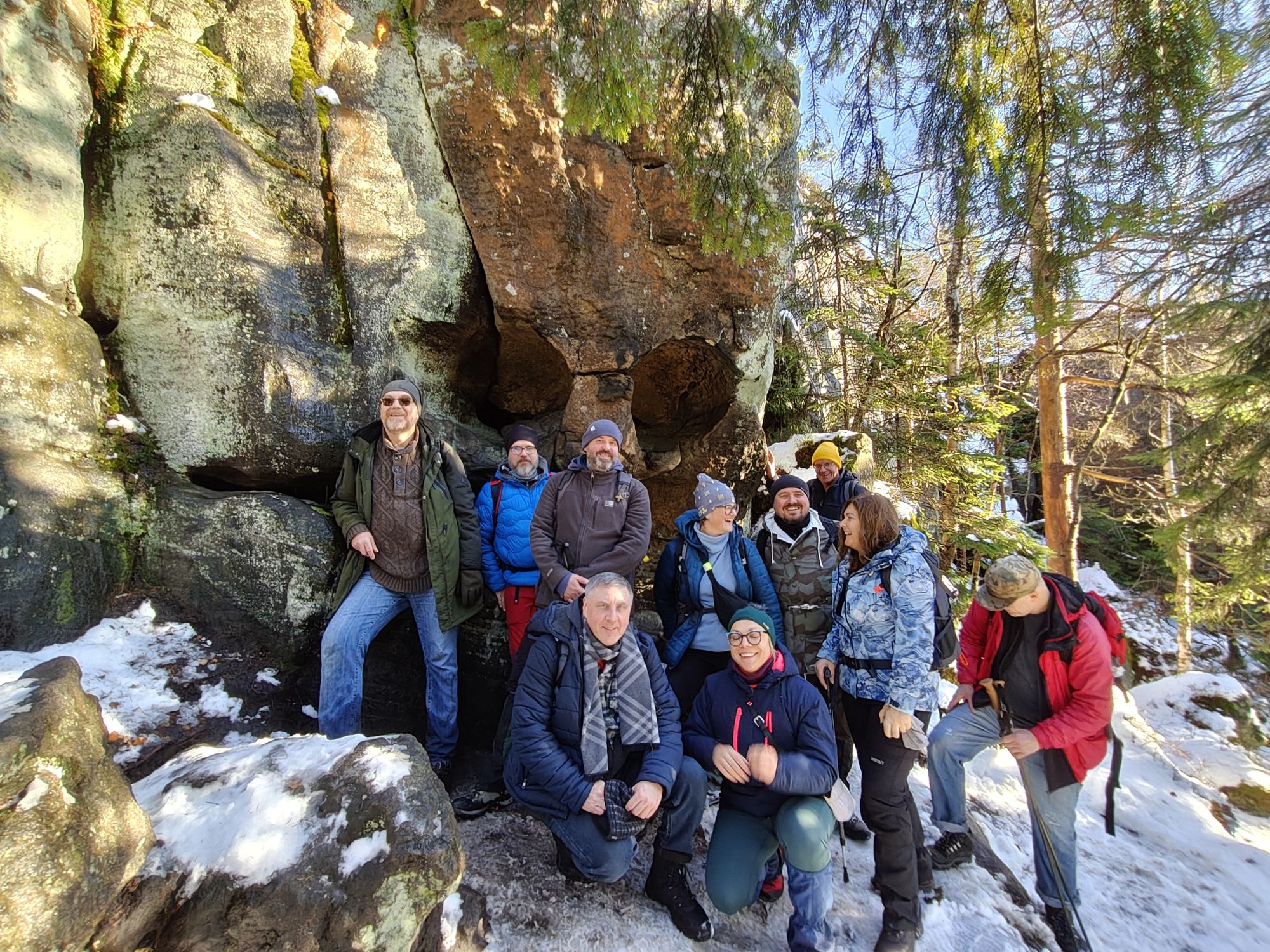 Urwisko - zdj�cie grupowe ze Skaln� Czaszk�