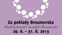 Za poklady Broumovska – 8. ročník hudebního festivalu v kostelích Broumovska od 29. 6. do 31. 8. 2013