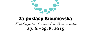 Za poklady Broumovska – 10. ročník hudebního festivalu v kostelích Broumovska od 27. 6. do 29. 8. 2015