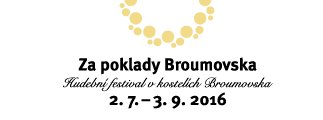 Za poklady Broumovska – 11. ročník hudebního festivalu v kostelích Broumovska od 2. 7. do 3. 9. 2016