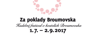 Za poklady Broumovska 2017 - logo