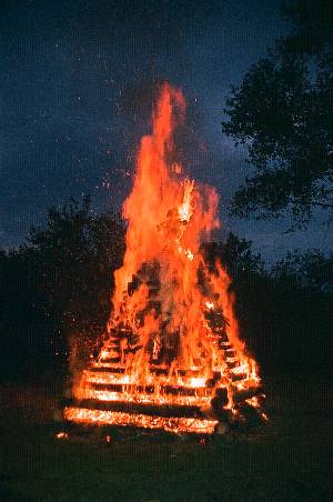 Martínkovice – pálení čarodějnic